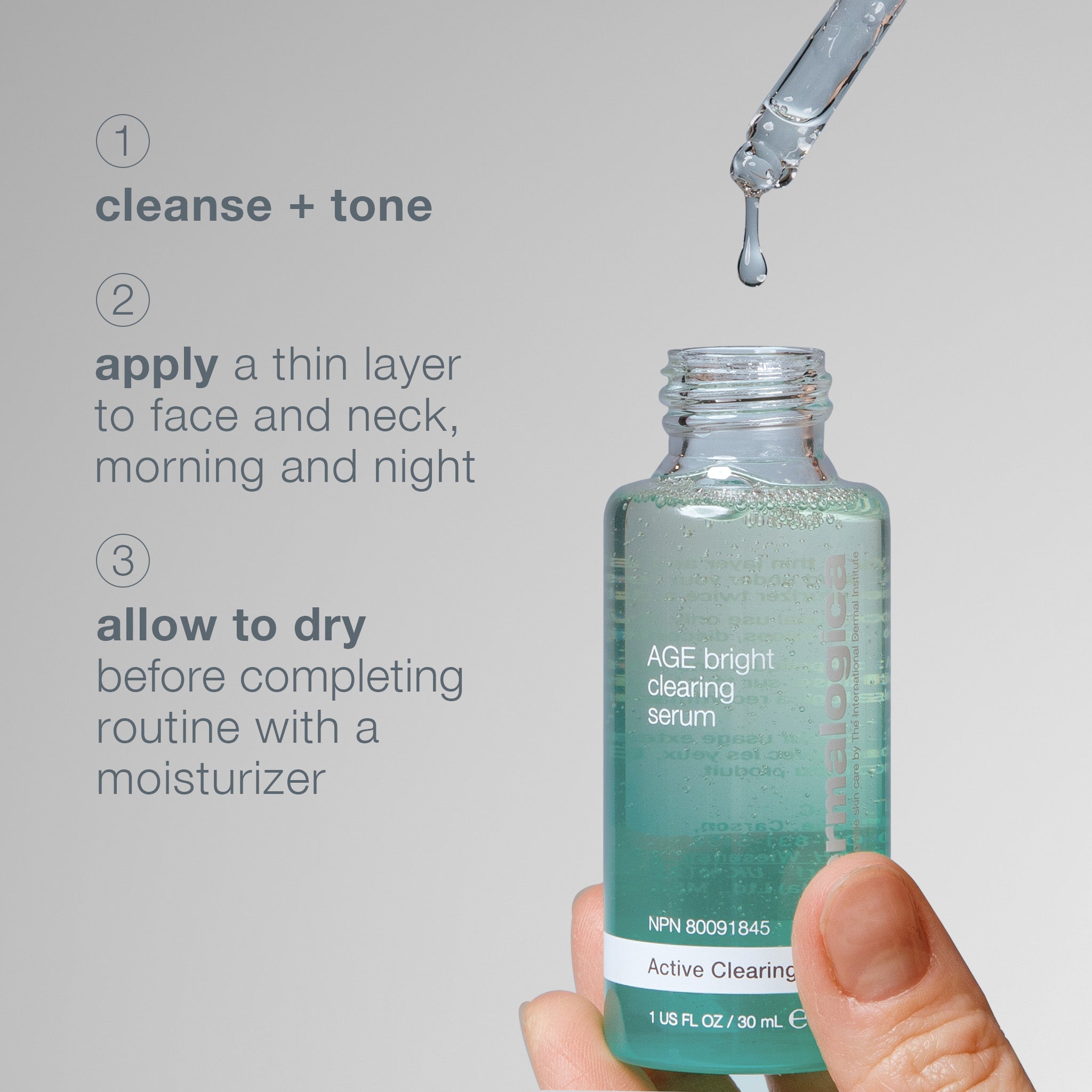 age bright clearing serum