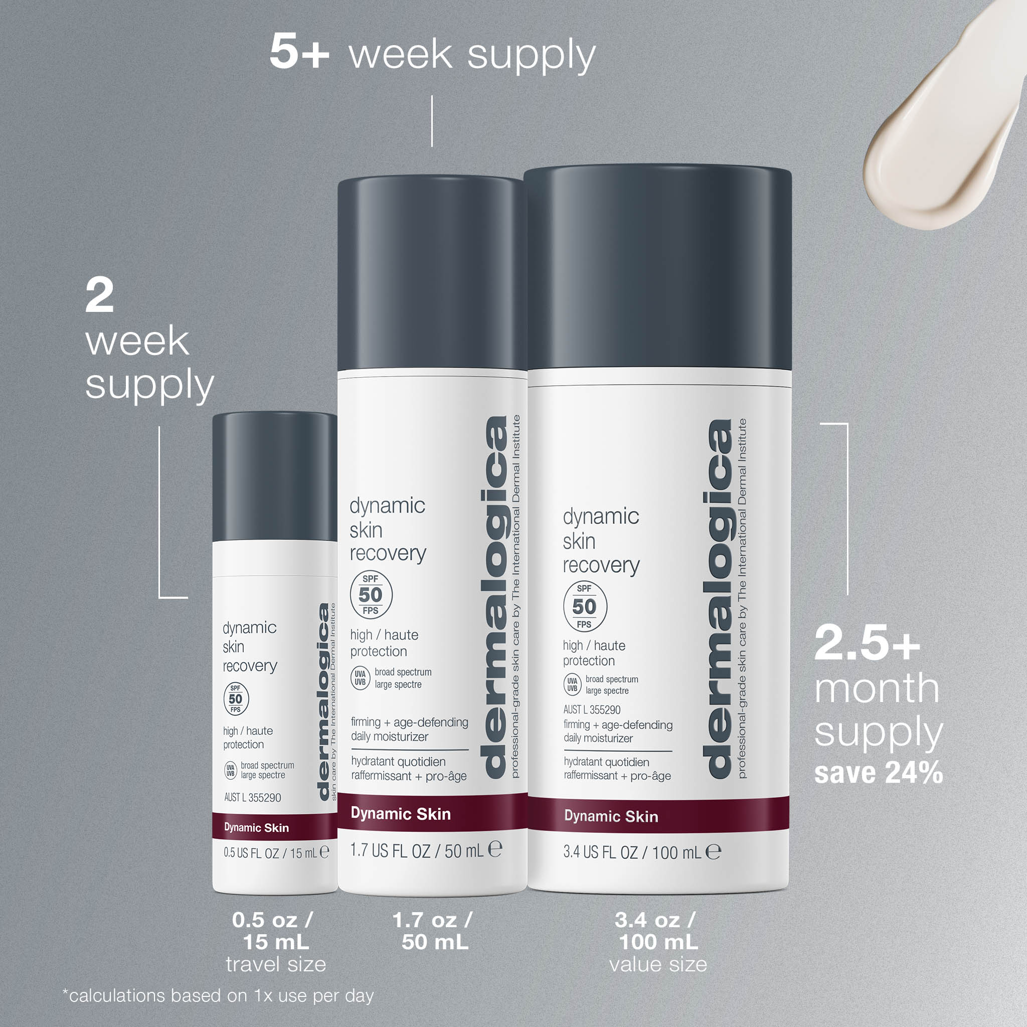 dynamic skin recovery spf50 moisturiser