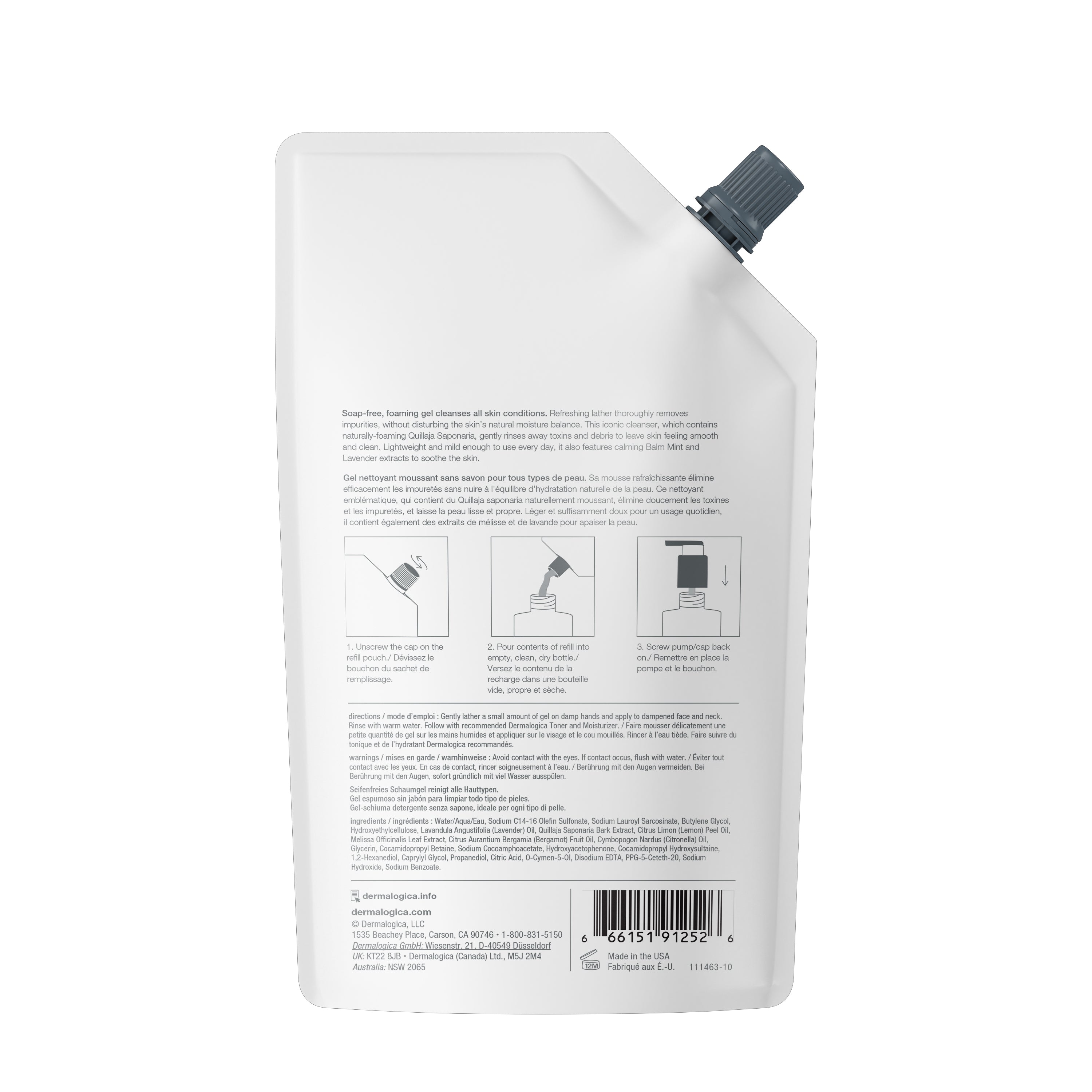 special cleansing gel refill