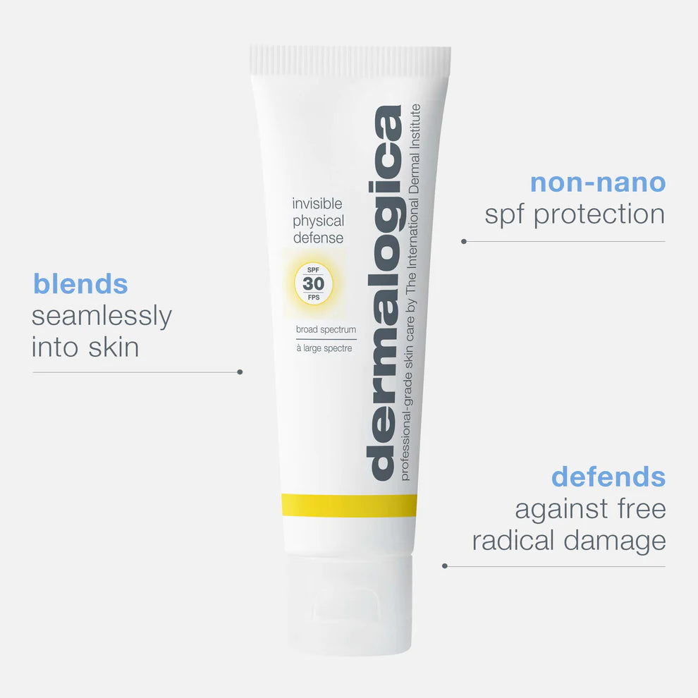 invisible physical defense mineral sunscreen spf30