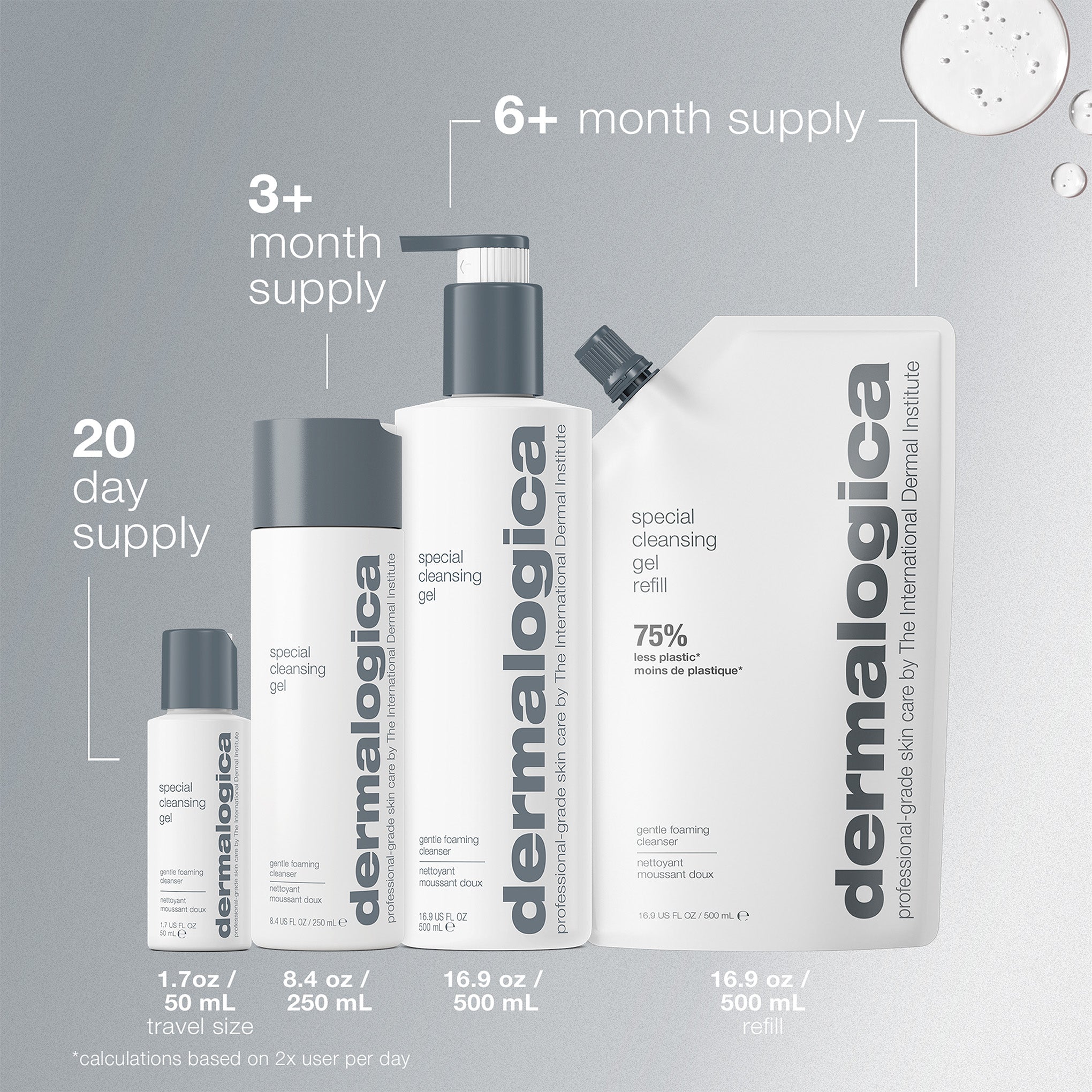 special cleansing gel refill